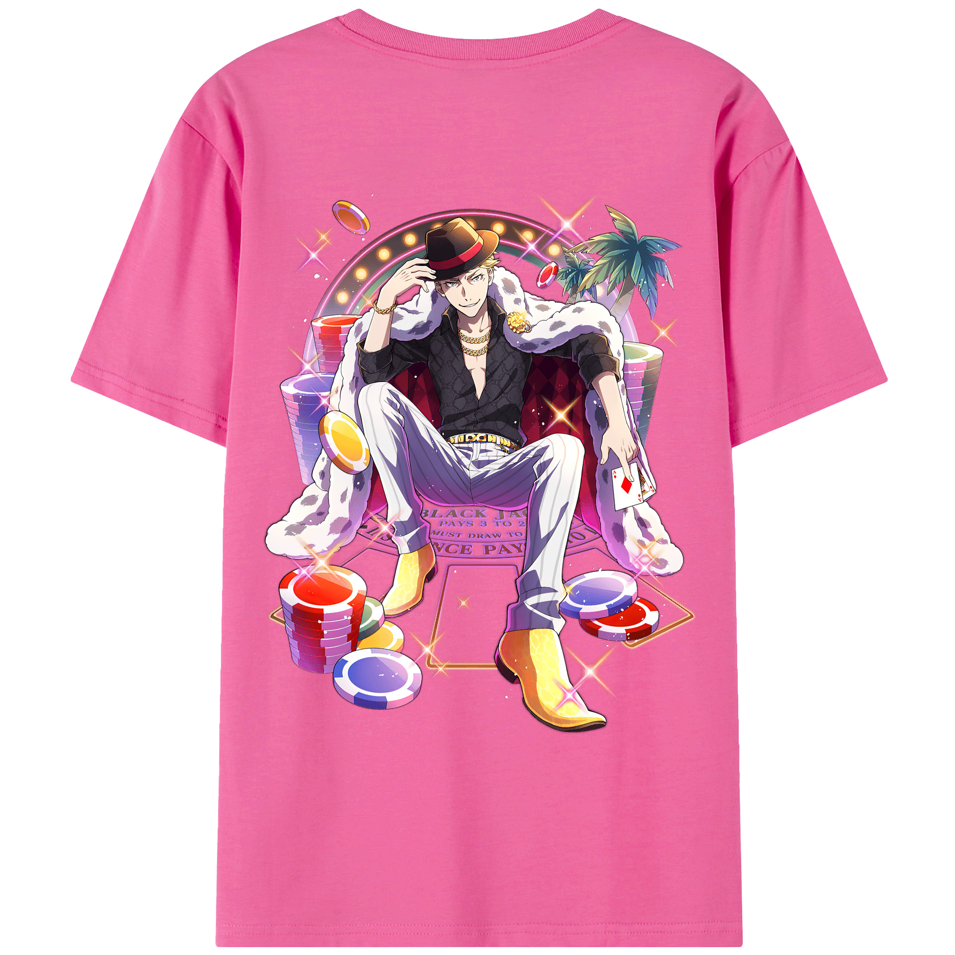 （画像用） 文豪ストレイドッグス Bungo Stray Dogs レディース半袖Tシャツ(バックプリント)